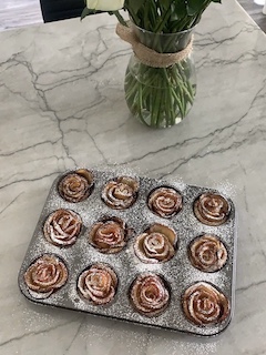 rose pastries